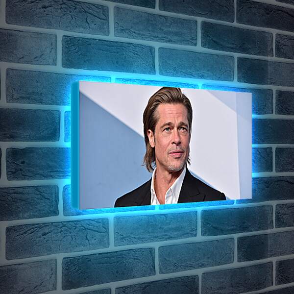 Лайтбокс световая панель - Брэд Питт. Brad Pitt
