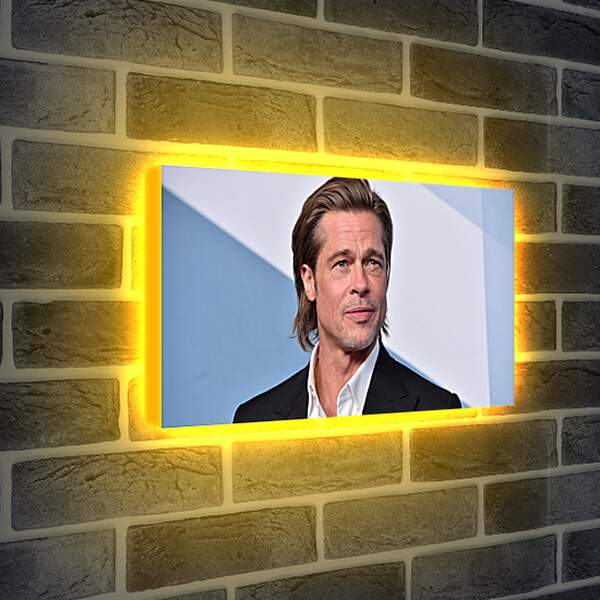 Лайтбокс световая панель - Брэд Питт. Brad Pitt