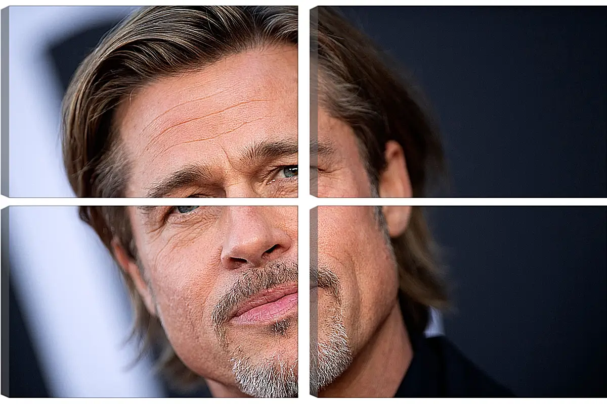 Модульная картина - Брэд Питт. Brad Pitt