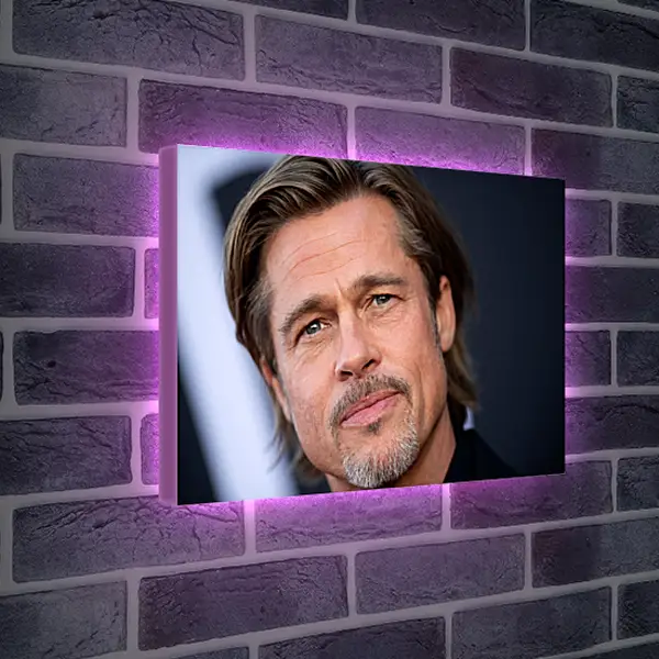 Лайтбокс световая панель - Брэд Питт. Brad Pitt