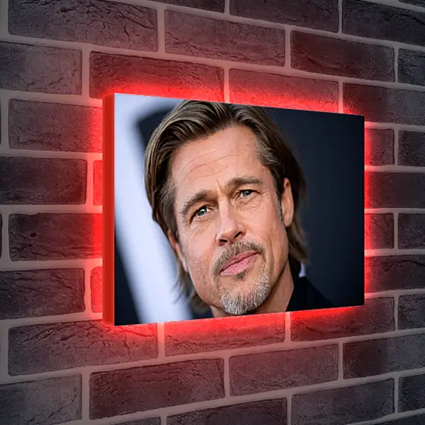 Лайтбокс световая панель - Брэд Питт. Brad Pitt