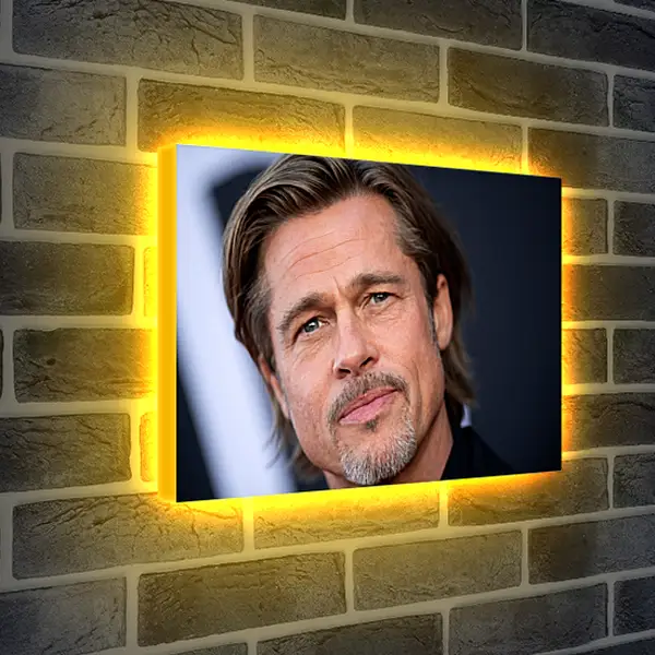 Лайтбокс световая панель - Брэд Питт. Brad Pitt