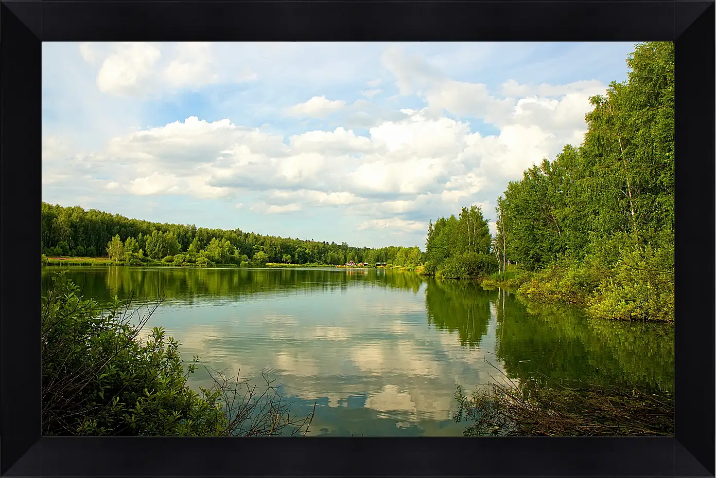 Картина в раме - Лето