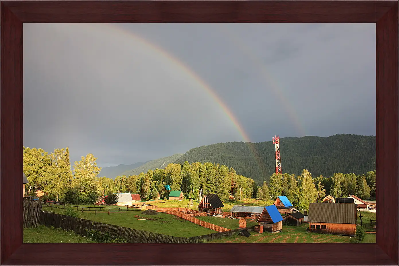 Картина в раме - Лето