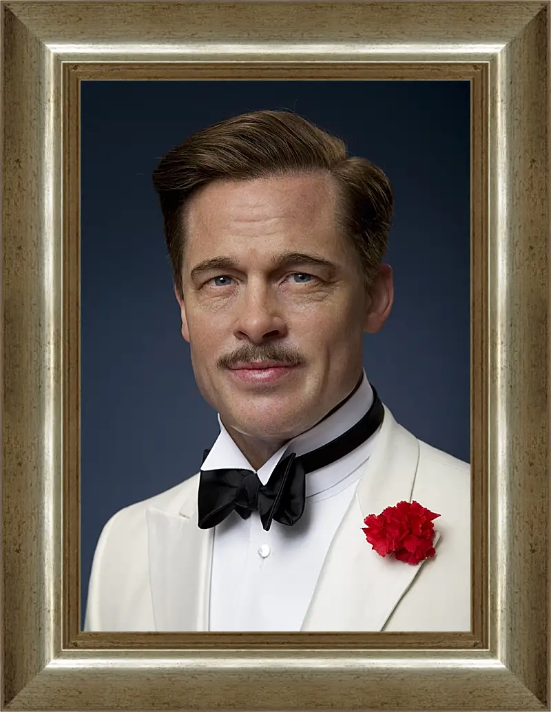 Картина в раме - Брэд Питт. Brad Pitt