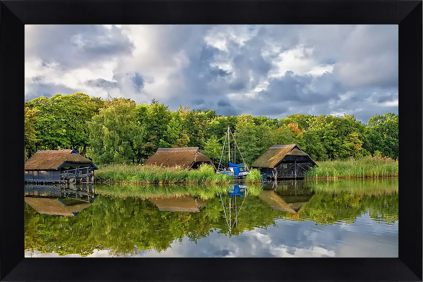 Картина в раме - Лето