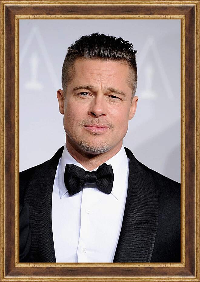 Картина в раме - Брэд Питт. Brad Pitt