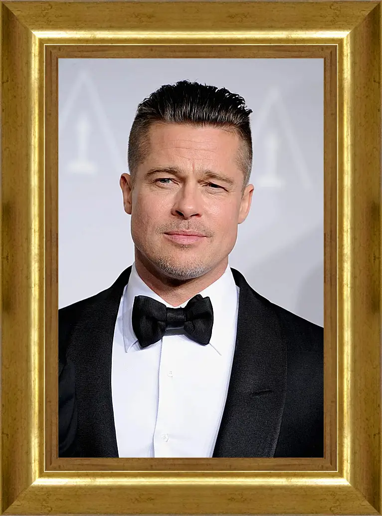 Картина в раме - Брэд Питт. Brad Pitt