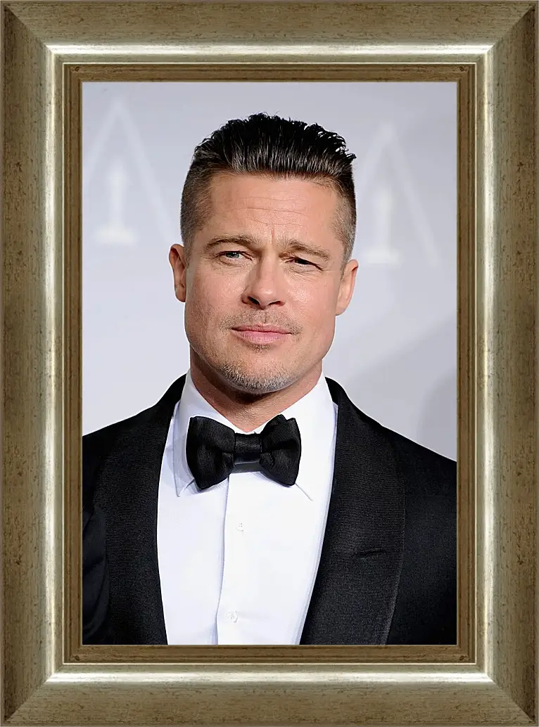 Картина в раме - Брэд Питт. Brad Pitt