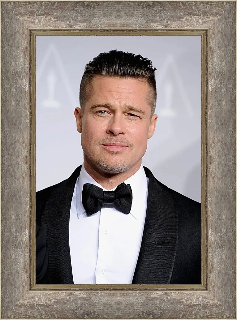 Картина в раме - Брэд Питт. Brad Pitt