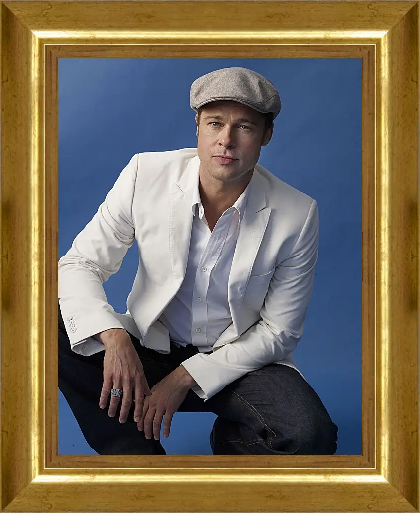 Картина в раме - Брэд Питт. Brad Pitt