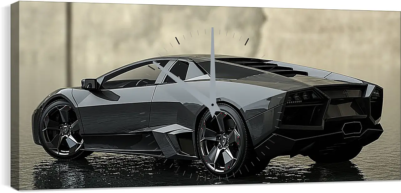 Часы картина - Lamborgini Reventon