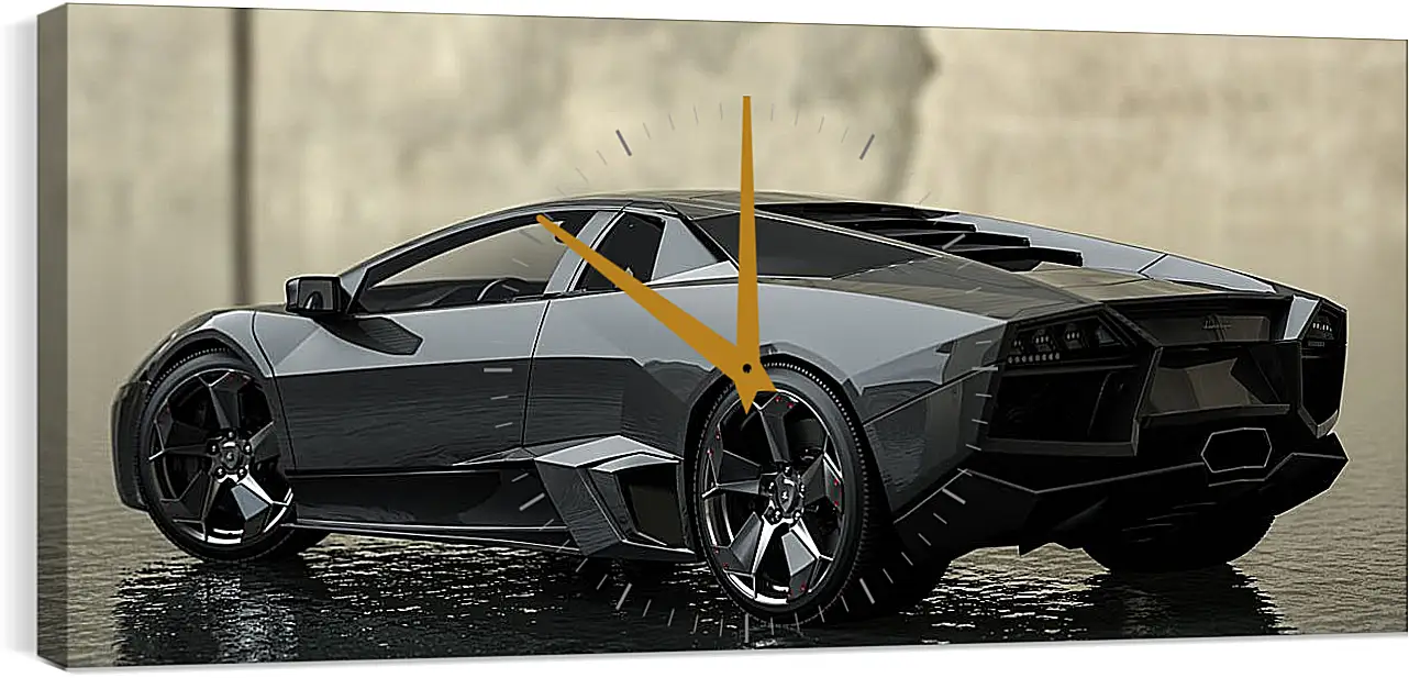 Часы картина - Lamborgini Reventon