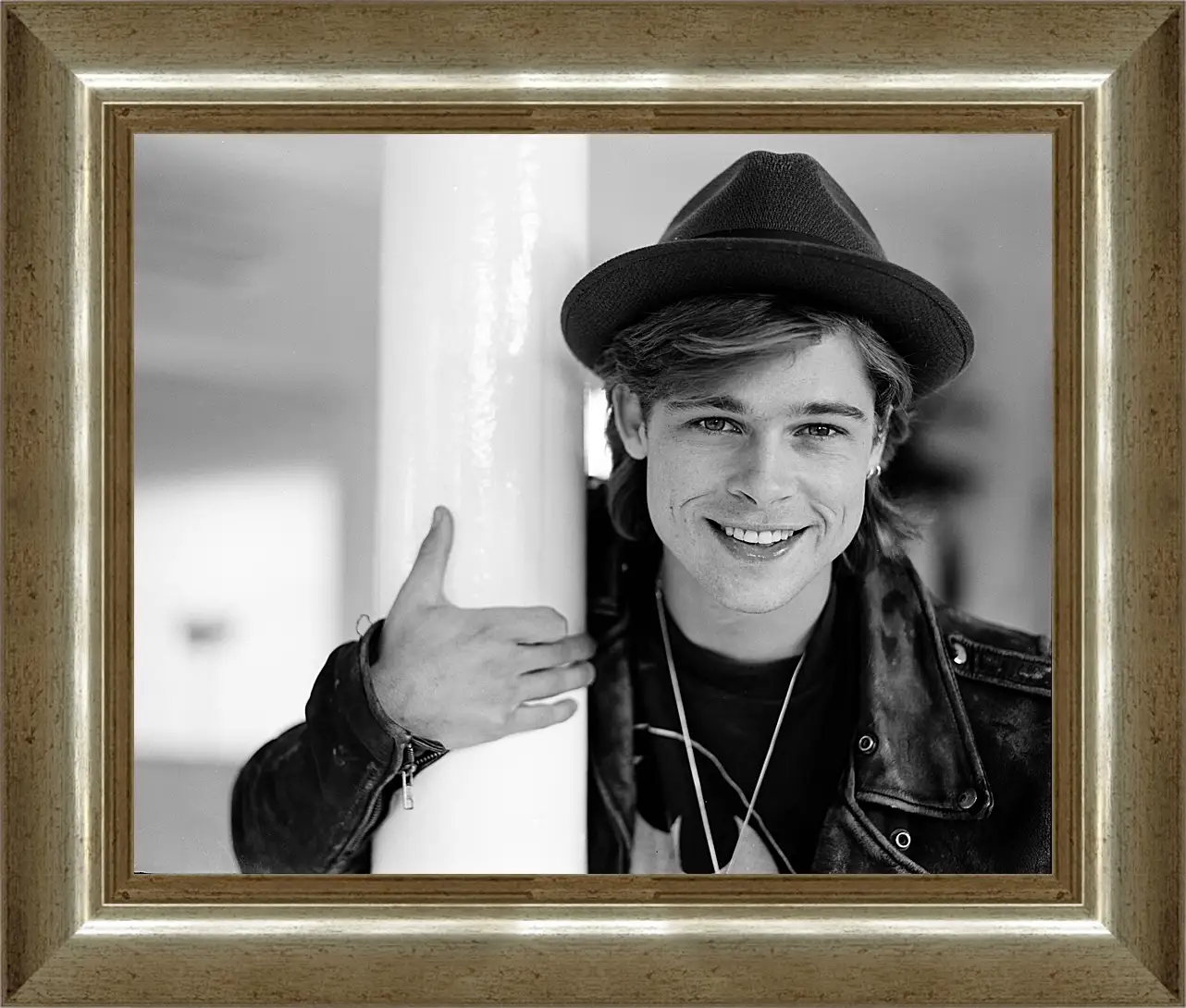 Картина в раме - Брэд Питт. Brad Pitt