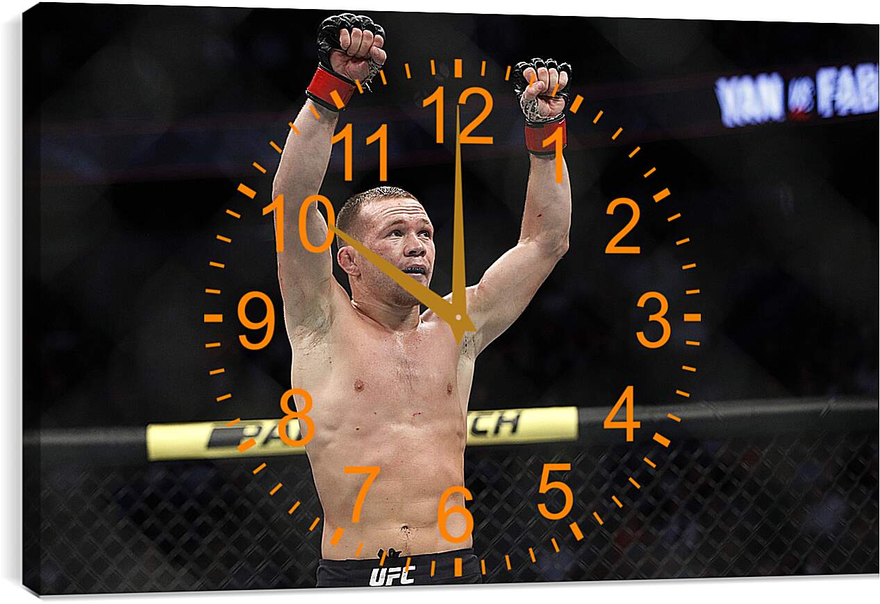Часы картина - UFC. MMA. Пётр Ян