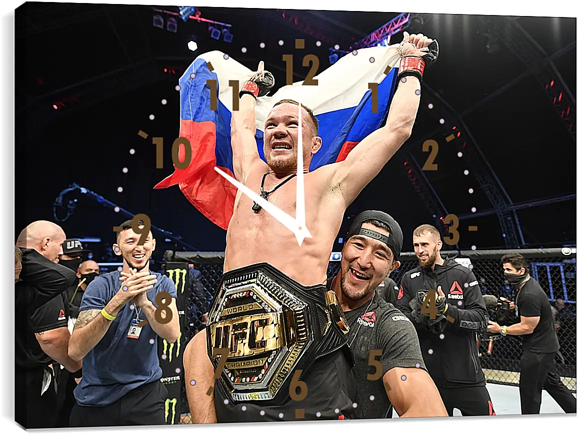 Часы картина - UFC. MMA. Пётр Ян