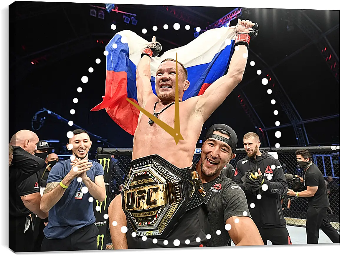 Часы картина - UFC. MMA. Пётр Ян