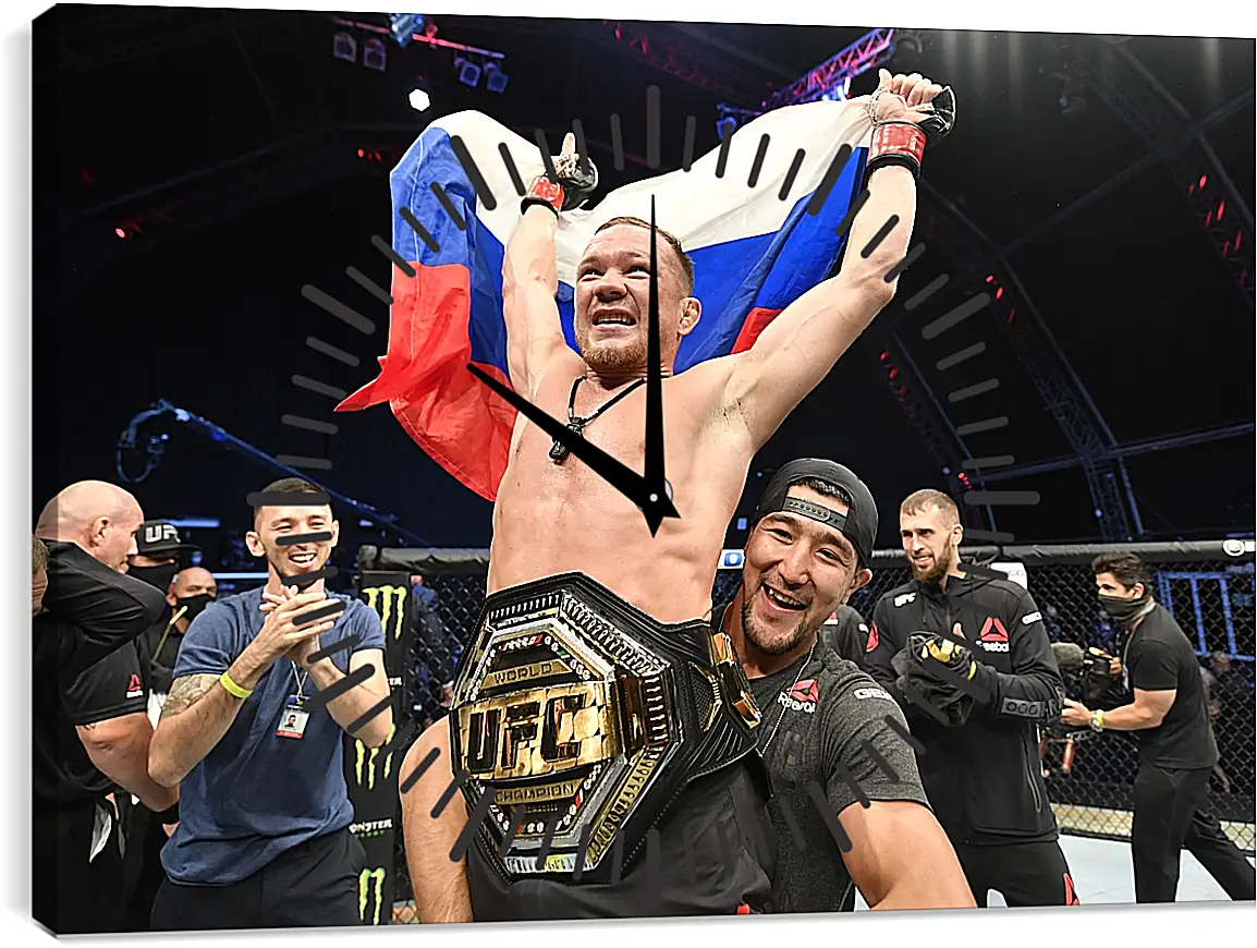 Часы картина - UFC. MMA. Пётр Ян