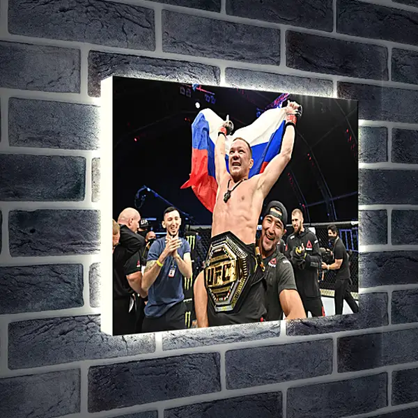 Лайтбокс световая панель - UFC. MMA. Пётр Ян