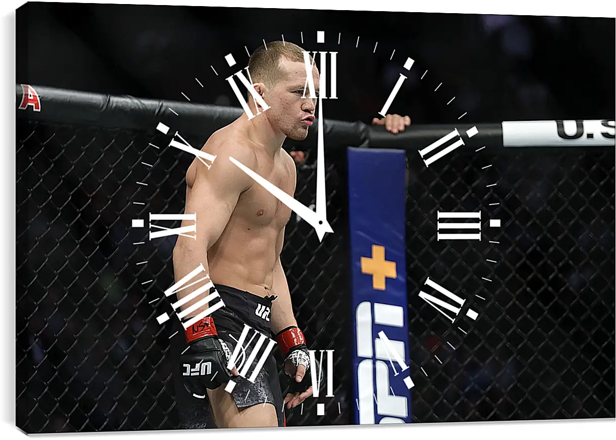 Часы картина - UFC. MMA. Пётр Ян