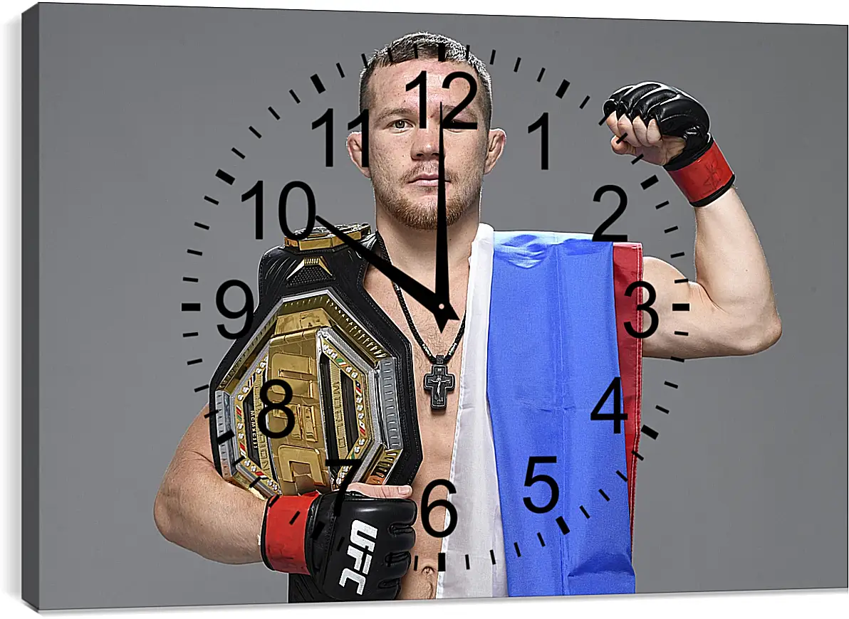 Часы картина - UFC. MMA. Пётр Ян