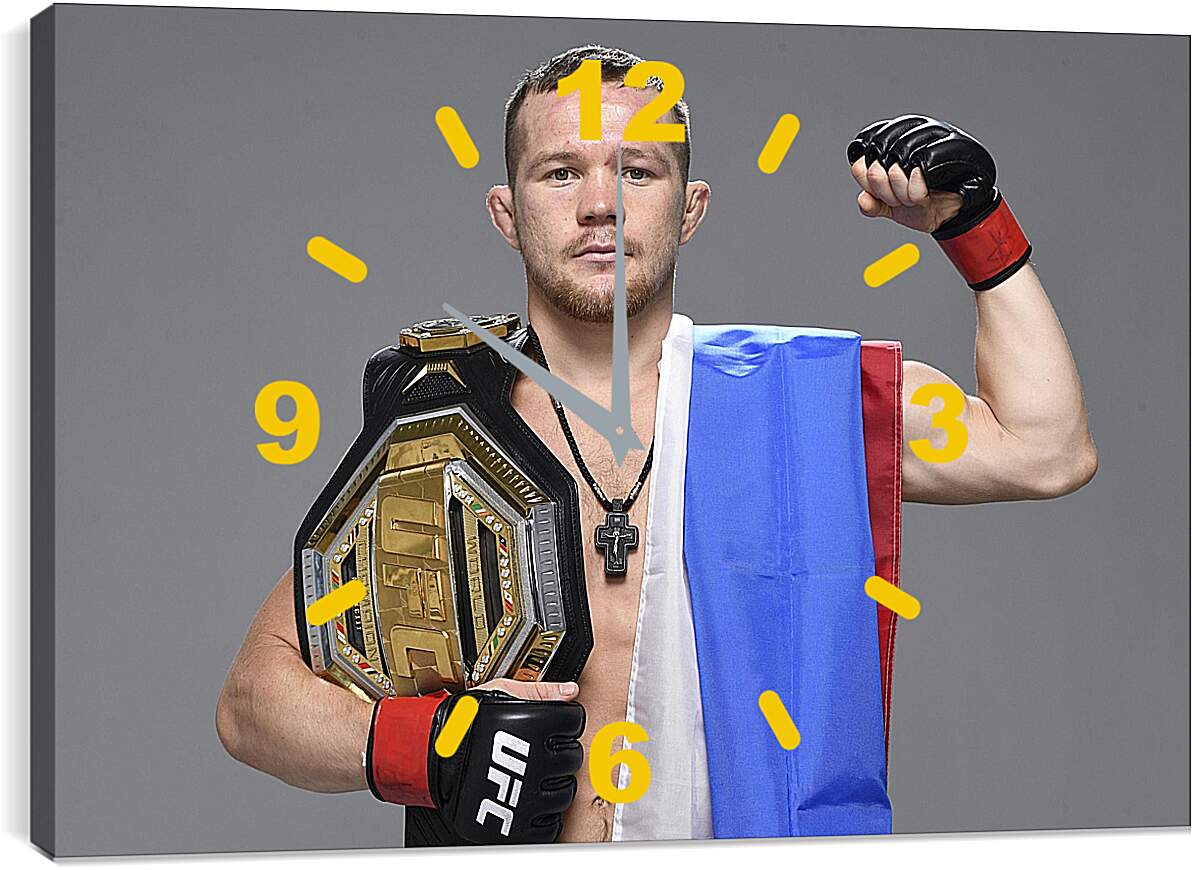 Часы картина - UFC. MMA. Пётр Ян