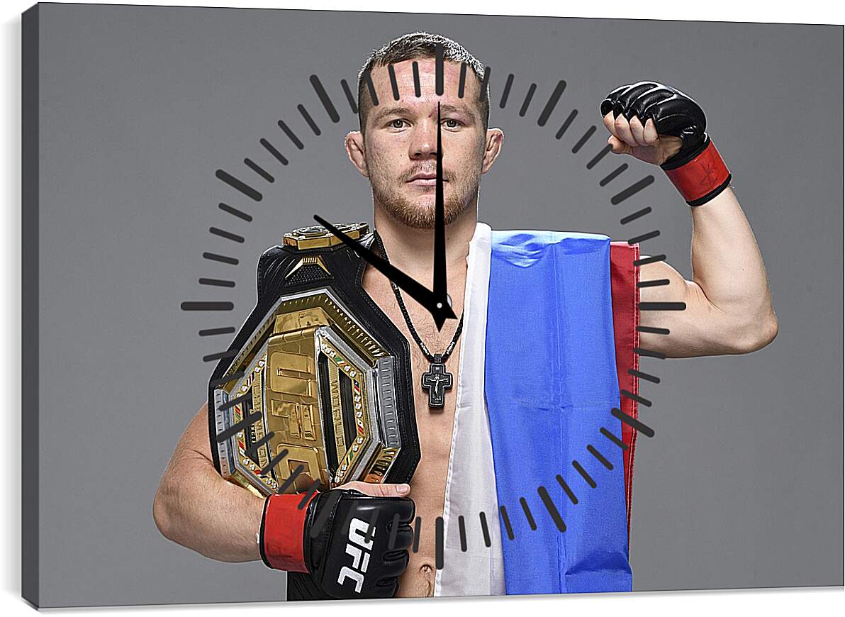 Часы картина - UFC. MMA. Пётр Ян