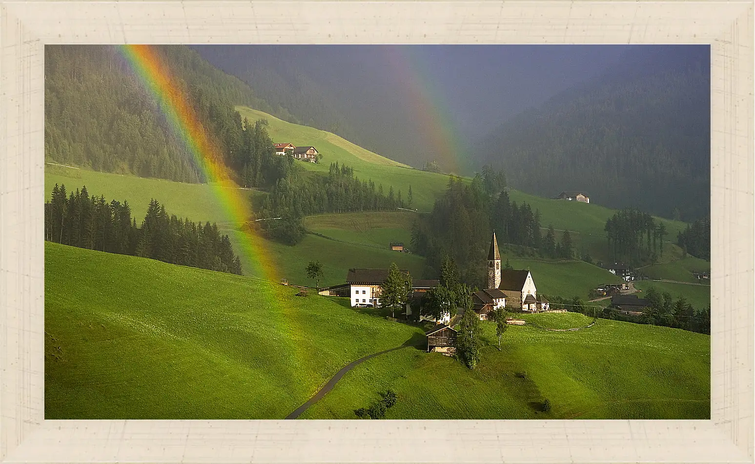 Картина в раме - Лето