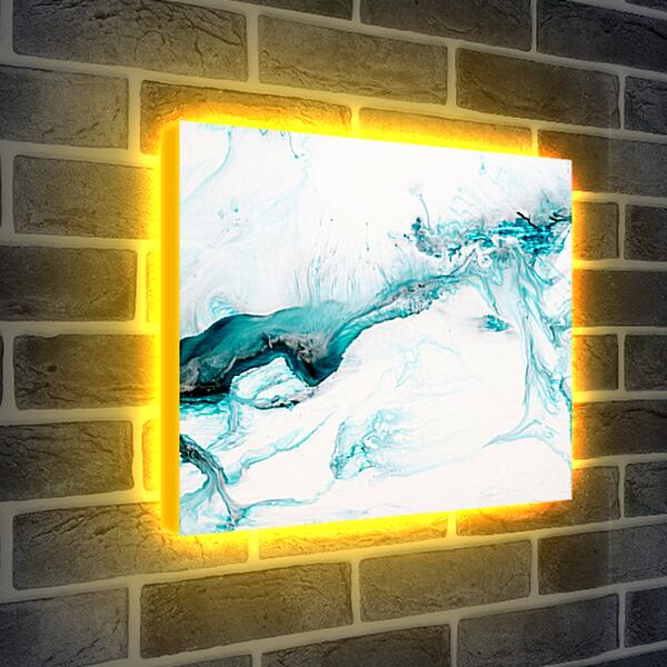 Лайтбокс световая панель - Ледяное озеро