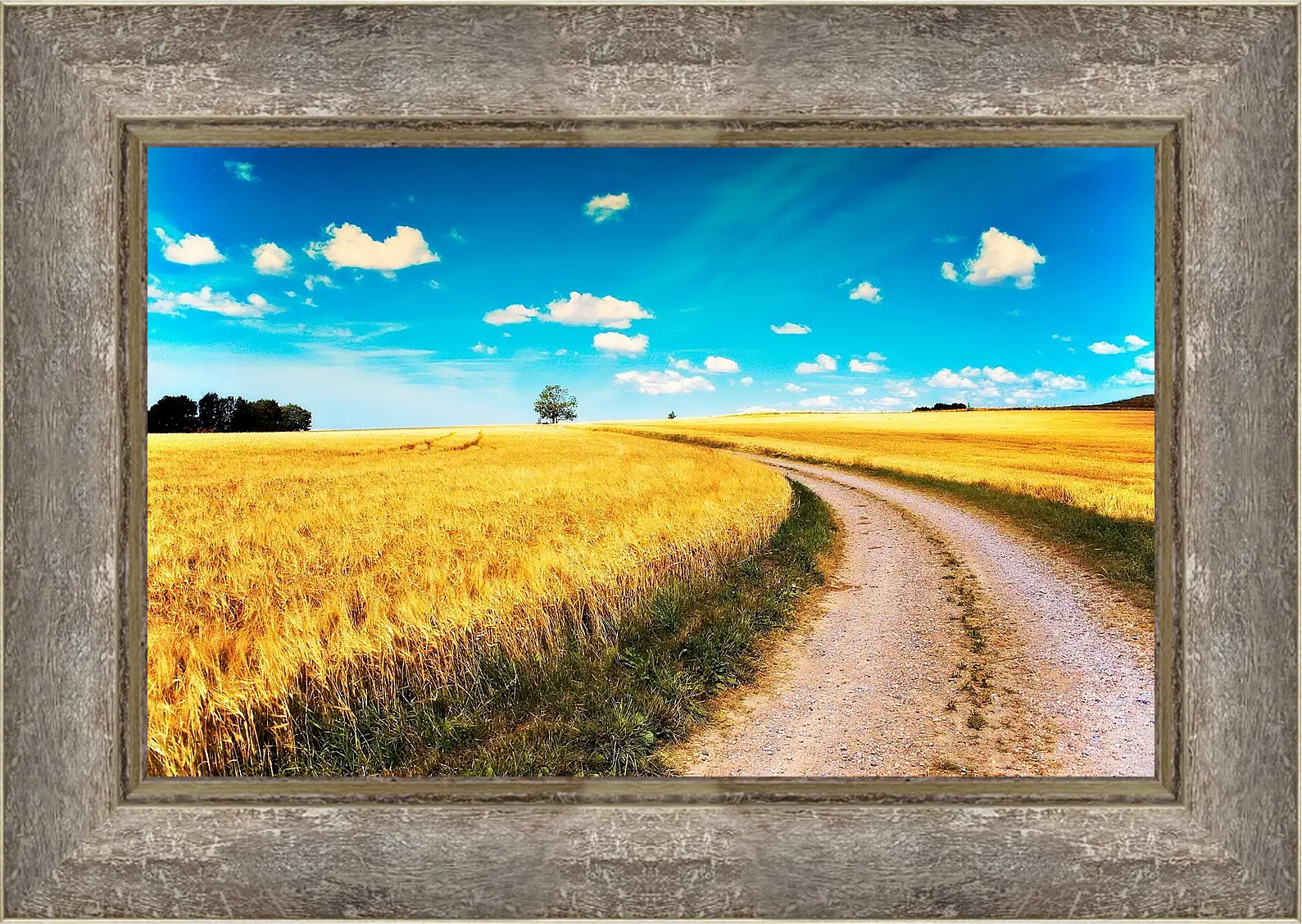 Картина в раме - Лето