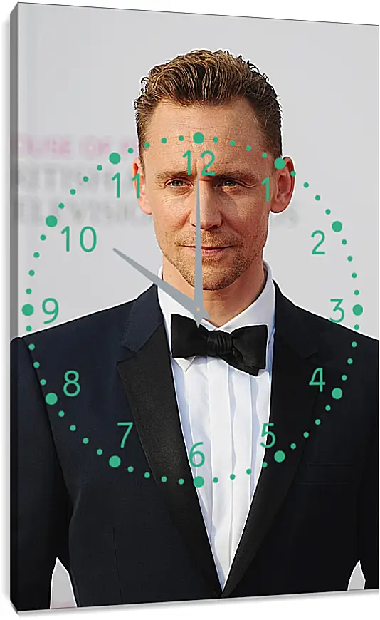 Часы картина - Том Хиддлстон. Thomas Hiddleston