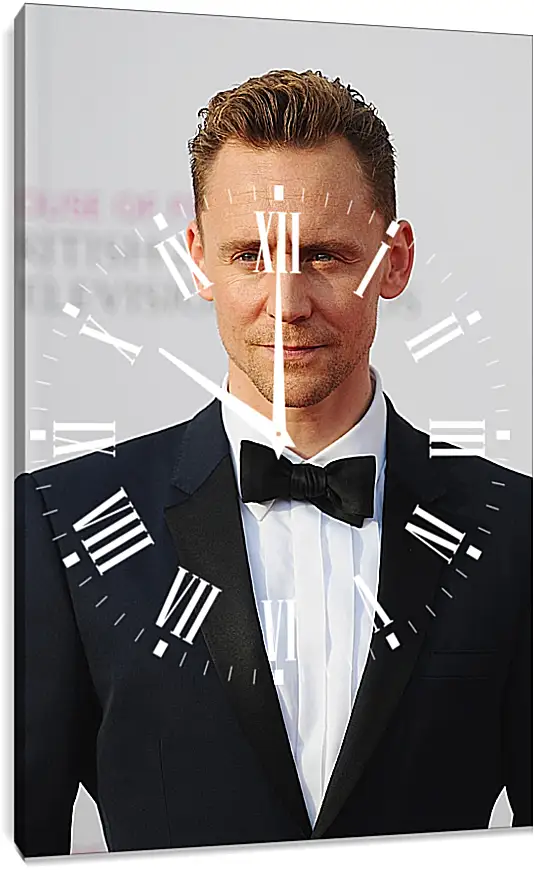 Часы картина - Том Хиддлстон. Thomas Hiddleston