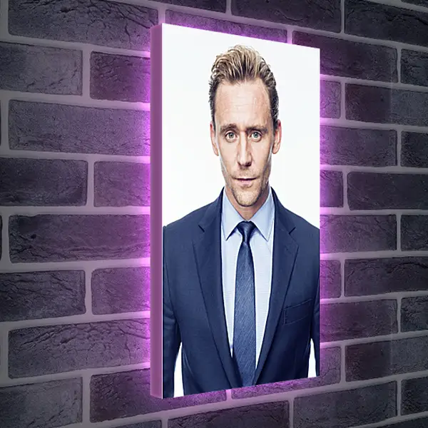 Лайтбокс световая панель - Том Хиддлстон. Thomas Hiddleston