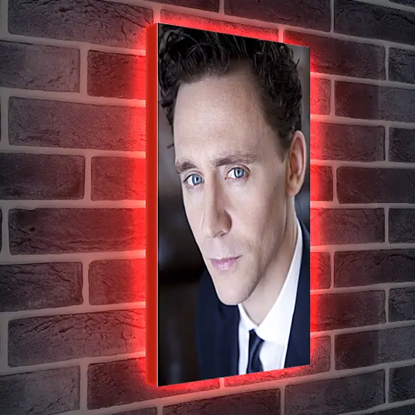 Лайтбокс световая панель - Том Хиддлстон. Thomas Hiddleston