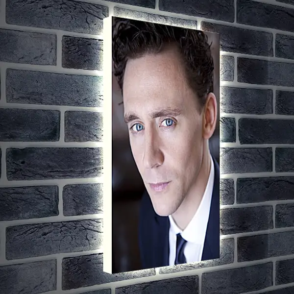 Лайтбокс световая панель - Том Хиддлстон. Thomas Hiddleston