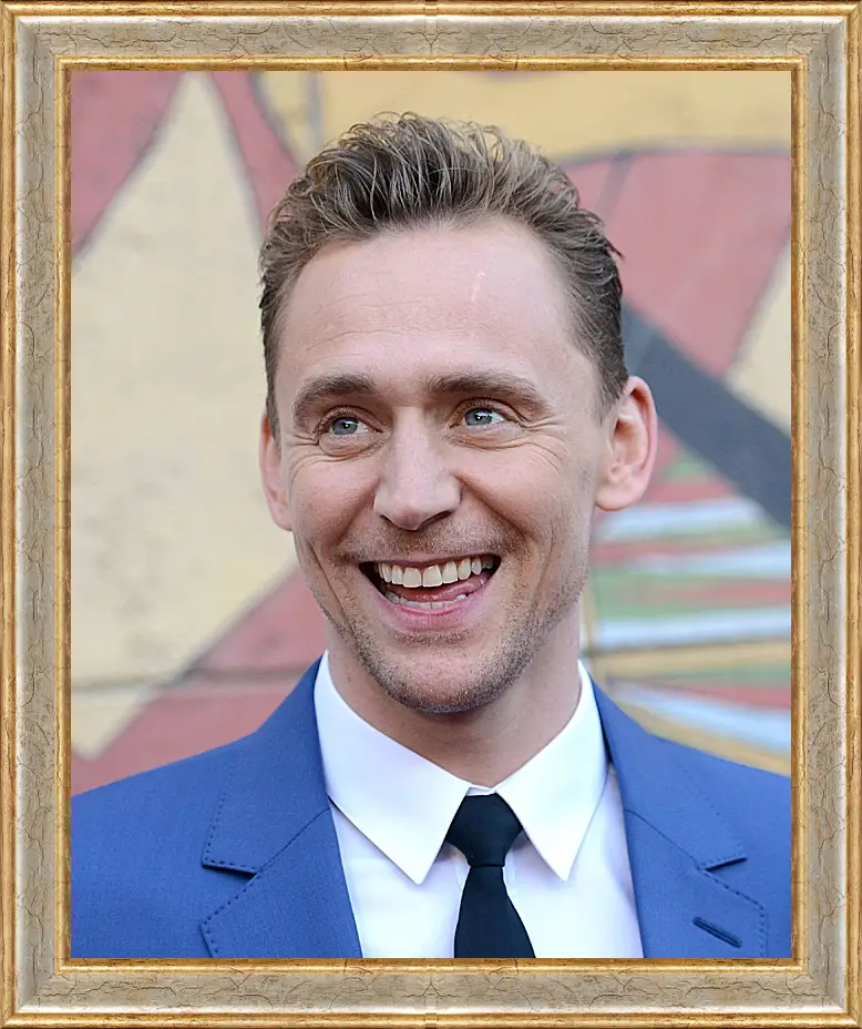 Картина в раме - Том Хиддлстон. Thomas Hiddleston