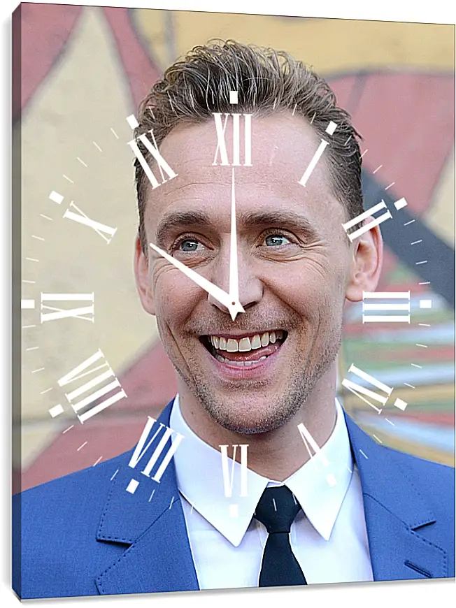 Часы картина - Том Хиддлстон. Thomas Hiddleston