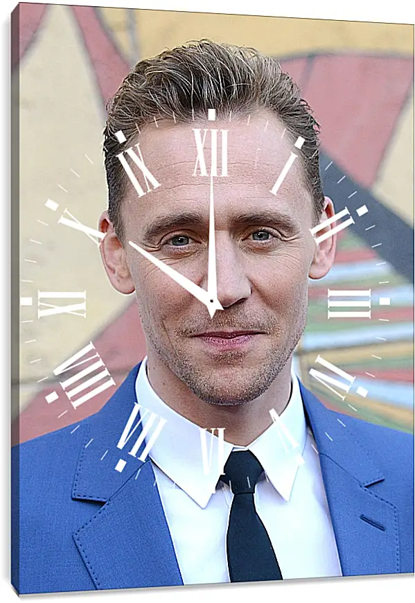 Часы картина - Том Хиддлстон. Thomas Hiddleston