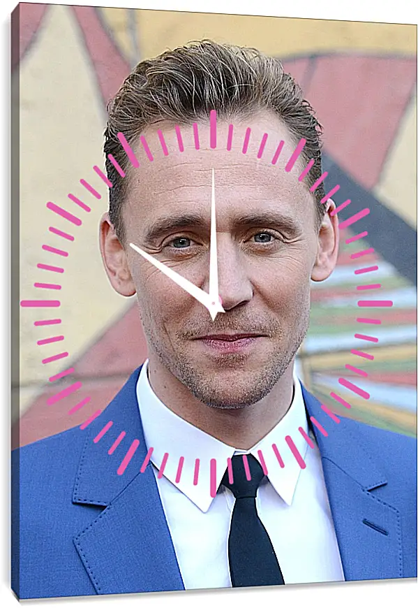 Часы картина - Том Хиддлстон. Thomas Hiddleston