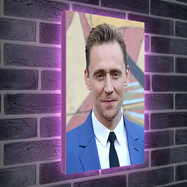 Лайтбокс световая панель - Том Хиддлстон. Thomas Hiddleston