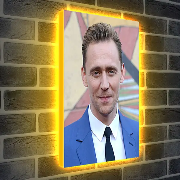 Лайтбокс световая панель - Том Хиддлстон. Thomas Hiddleston