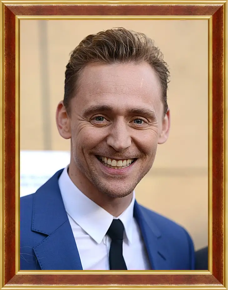 Картина в раме - Том Хиддлстон. Thomas Hiddleston