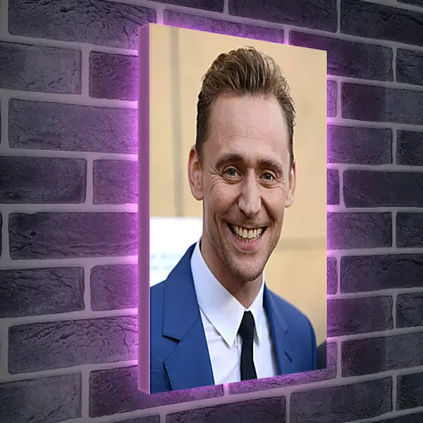 Лайтбокс световая панель - Том Хиддлстон. Thomas Hiddleston