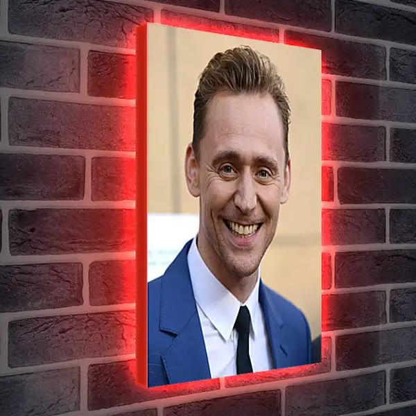 Лайтбокс световая панель - Том Хиддлстон. Thomas Hiddleston