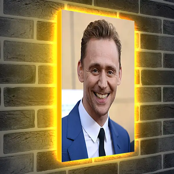 Лайтбокс световая панель - Том Хиддлстон. Thomas Hiddleston