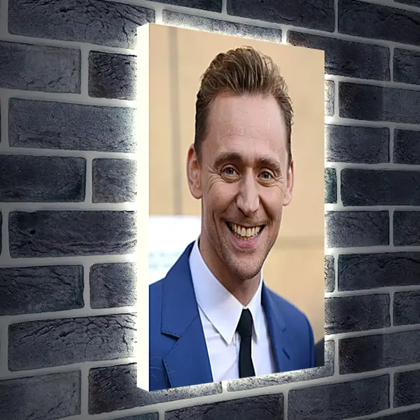 Лайтбокс световая панель - Том Хиддлстон. Thomas Hiddleston