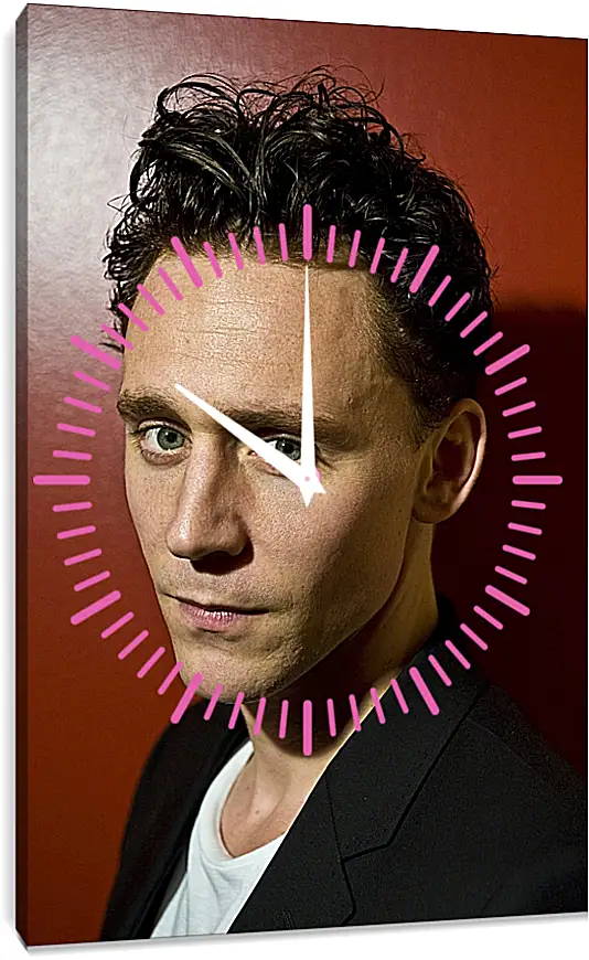 Часы картина - Том Хиддлстон. Thomas Hiddleston