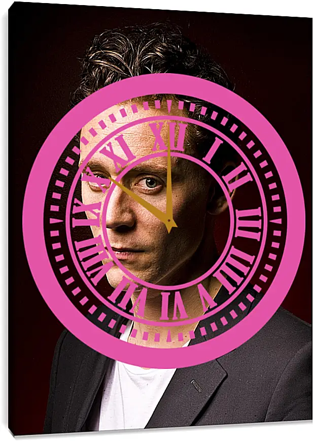 Часы картина - Том Хиддлстон. Thomas Hiddleston