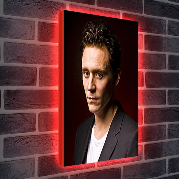 Лайтбокс световая панель - Том Хиддлстон. Thomas Hiddleston