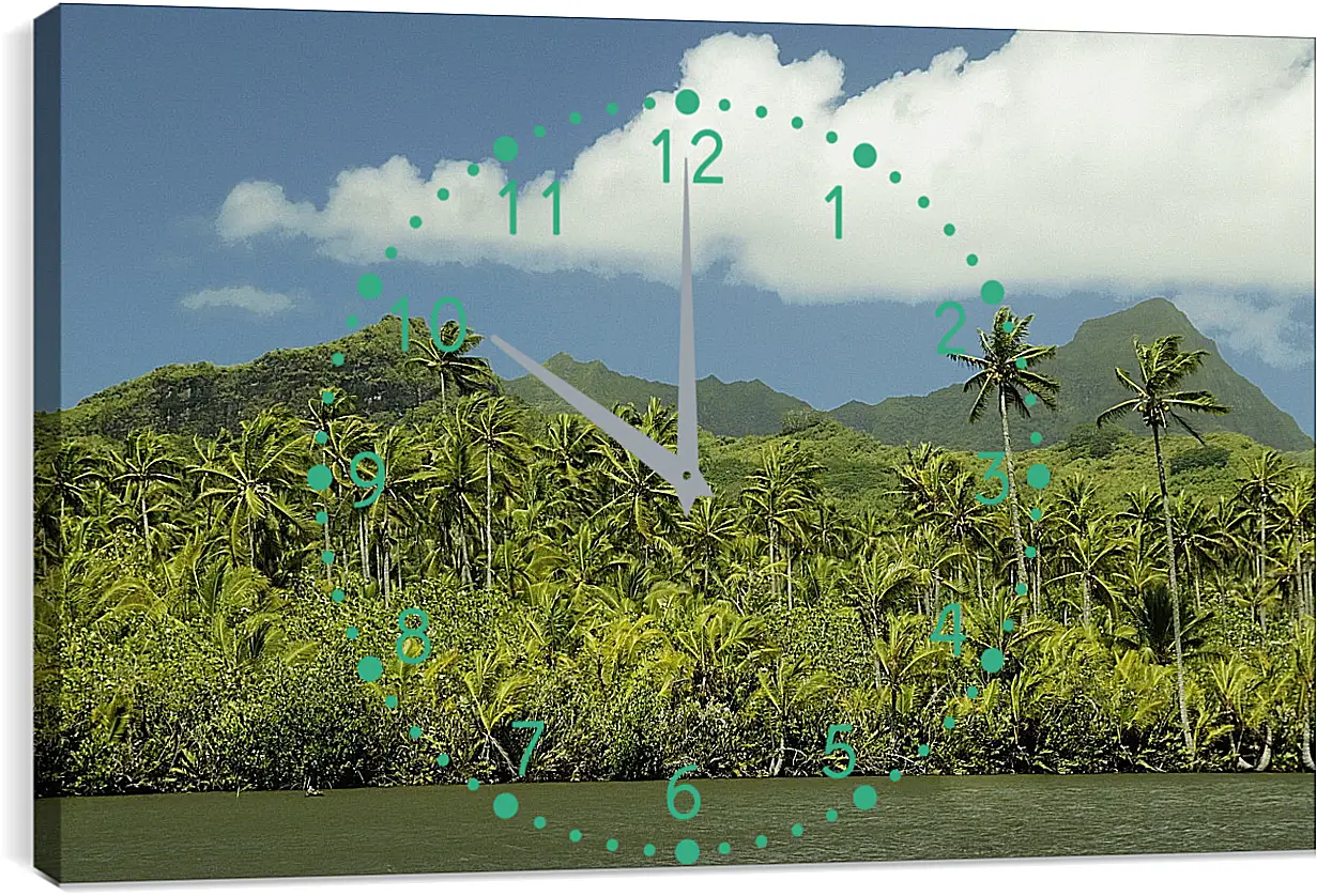 Часы картина - Лето